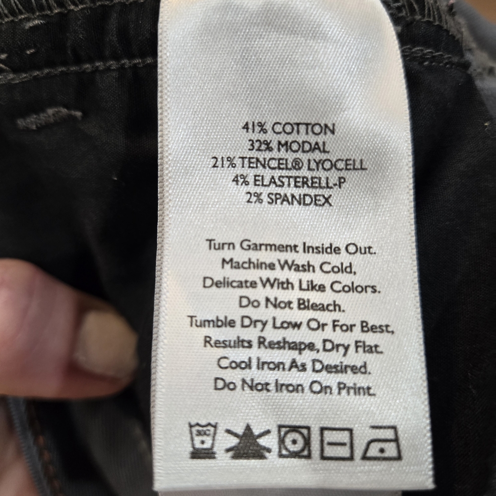 Eddie Bauer Women's Charcoal Straight Leg Jeans - Picture 7 of 7